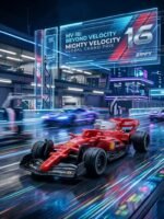 F1 Racing Car Die-Cast Model | Pull Back | Red - Image 2