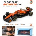 F1 Racing Car Die-Cast Toy | Pull Back | Orange - Image 6