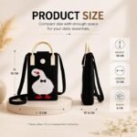 Goose Mini Canvas Crossbody Bag | Black - Image 2