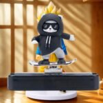 Skateboarding Panda Dashboard Figurine | PVC - Image 2