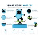 Skateboarding Panda Dashboard Decoration | Ice Blue - Image 5