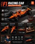 Formula Racing Car Toy Model | Sports Car Collectible - Image 7
