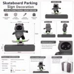 Skateboarding Panda Dashboard Figurine | PVC - Image 5