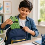 Panda Pop It Pencil Case | Silicone | Green - Image 5