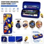 Naruto Pencil Box for Kids | PU Material | Blue - Image 6