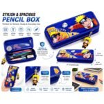 Naruto Pencil Box for Kids | PU Material | Blue - Image 5