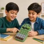 Panda Pop It Pencil Case | Silicone | Green - Image 6