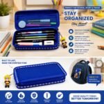 Naruto Pencil Box for Kids | PU Material | Blue - Image 7