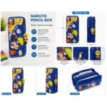 Naruto Pencil Box for Kids | PU Material | Blue - Image 2
