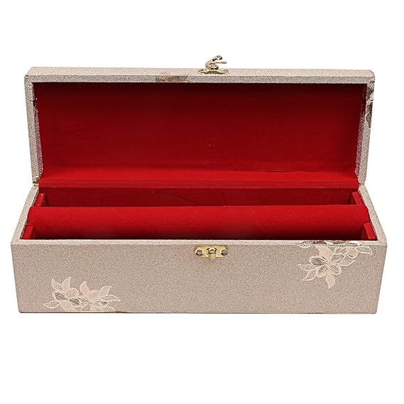 Premium Velvet Bangle Box Organizer - 1 Slot Multi-Slot Jewellery Storage Box for Women - Elegant Bangle Holder and Travel-Friendly Gift Case (Multi Colour)