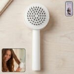 Self-Cleaning Hair Brush with Scalp Massager | One-Touch Hair Removal Detangling Brush | Air Cushion Paddle Brush for Wet & Dry Hair | Anti-Frizz Hair Care Brush for Women, Men & Kids - Image 2
