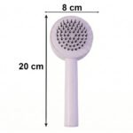 Self-Cleaning Hair Brush with Scalp Massager | One-Touch Hair Removal Detangling Brush | Air Cushion Paddle Brush for Wet & Dry Hair | Anti-Frizz Hair Care Brush for Women, Men & Kids - Image 5