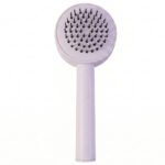 Self-Cleaning Hair Brush with Scalp Massager | One-Touch Hair Removal Detangling Brush | Air Cushion Paddle Brush for Wet & Dry Hair | Anti-Frizz Hair Care Brush for Women, Men & Kids