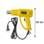 Heat Gun 2000W Hot Air Blower with Adjustable Temperature & Airflow | Fast Heating Electric Heat Gun for Paint Removal, Shrink Wrapping, DIY Crafts, Cable Heating & Industrial Applications - Image 5
