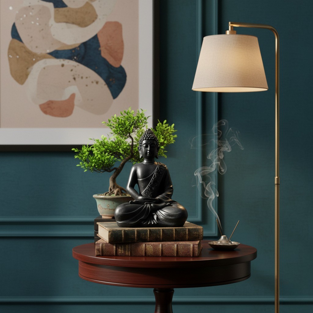 Meditating Sitting Buddha/Buddh/Gautam Buddha Statue/Lord Buddha Showpiece Idol/Figurine/Murti For Living Room,Gifting,Home & Office Decor