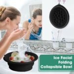 Silicone Face Ice Bowl for Skincare | BPA-Free Reusable Facial Ice Mold | Food Grade Silicone Ice Cube Bowl for Puffiness Reduction, Pore Tightening & Skin Glow | Multipurpose Ice Maker for Drink - Image 3