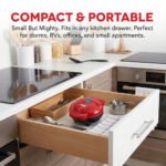 Mini Waffle Maker 4 Inch | Non-Stick Electric Waffle Maker Machine | Compact Waffle Iron for Waffles, Pancakes, Sandwiches, Hash Browns & Snacks | Fast Heating Breakfast Maker - Image 8