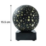 Sky Projector Night Lamp | Globe Shaped LED Ambient Light with Star Pattern Projection | Decorative Table Lamp for Bedroom, Living Room & Home D?cor | Battery & Electric Operated | White - Image 5