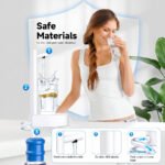 Automatic Water Dispenser Pump for Water Bottles | USB Rechargeable Portable Drinking Water Pump | One-Touch Electric Water Dispenser | Tabletop Water Bottle Pump for Home, Office & Kitchen - Image 6