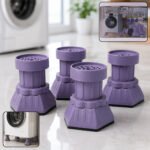 Adjustable Furniture Leg Levelers Set of 4 Heavy Duty Anti-Slip Furniture Foot Pads for Sofa, Table, Bed, Cabinet & Washing Machine | Height Adjustable Floor Protectors - Image 2