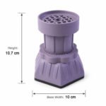 Adjustable Furniture Leg Levelers Set of 4 Heavy Duty Anti-Slip Furniture Foot Pads for Sofa, Table, Bed, Cabinet & Washing Machine | Height Adjustable Floor Protectors - Image 5