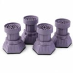 Adjustable Furniture Leg Levelers Set of 4 Heavy Duty Anti-Slip Furniture Foot Pads for Sofa, Table, Bed, Cabinet & Washing Machine | Height Adjustable Floor Protectors