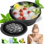 Silicone Face Ice Bowl for Skincare | BPA-Free Reusable Facial Ice Mold | Food Grade Silicone Ice Cube Bowl for Puffiness Reduction, Pore Tightening & Skin Glow | Multipurpose Ice Maker for Drink - Image 8