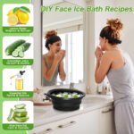 Silicone Face Ice Bowl for Skincare | BPA-Free Reusable Facial Ice Mold | Food Grade Silicone Ice Cube Bowl for Puffiness Reduction, Pore Tightening & Skin Glow | Multipurpose Ice Maker for Drink - Image 5